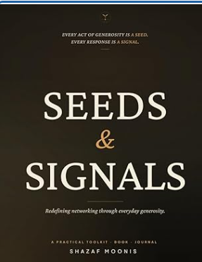Seeds & Signals book cover by Shazaf Moonis